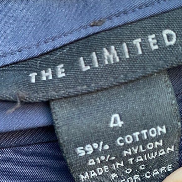 THE LIMITED skirt A-line corset back women’s lace up back navy blue business 4 - Picture 10 of 14